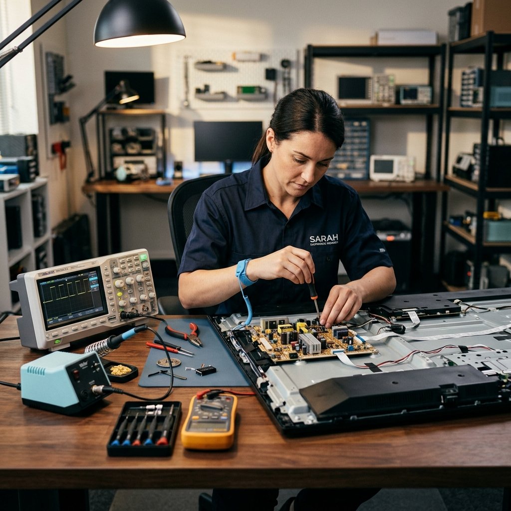 Accurate Electronic Professional TV Repair Workshop